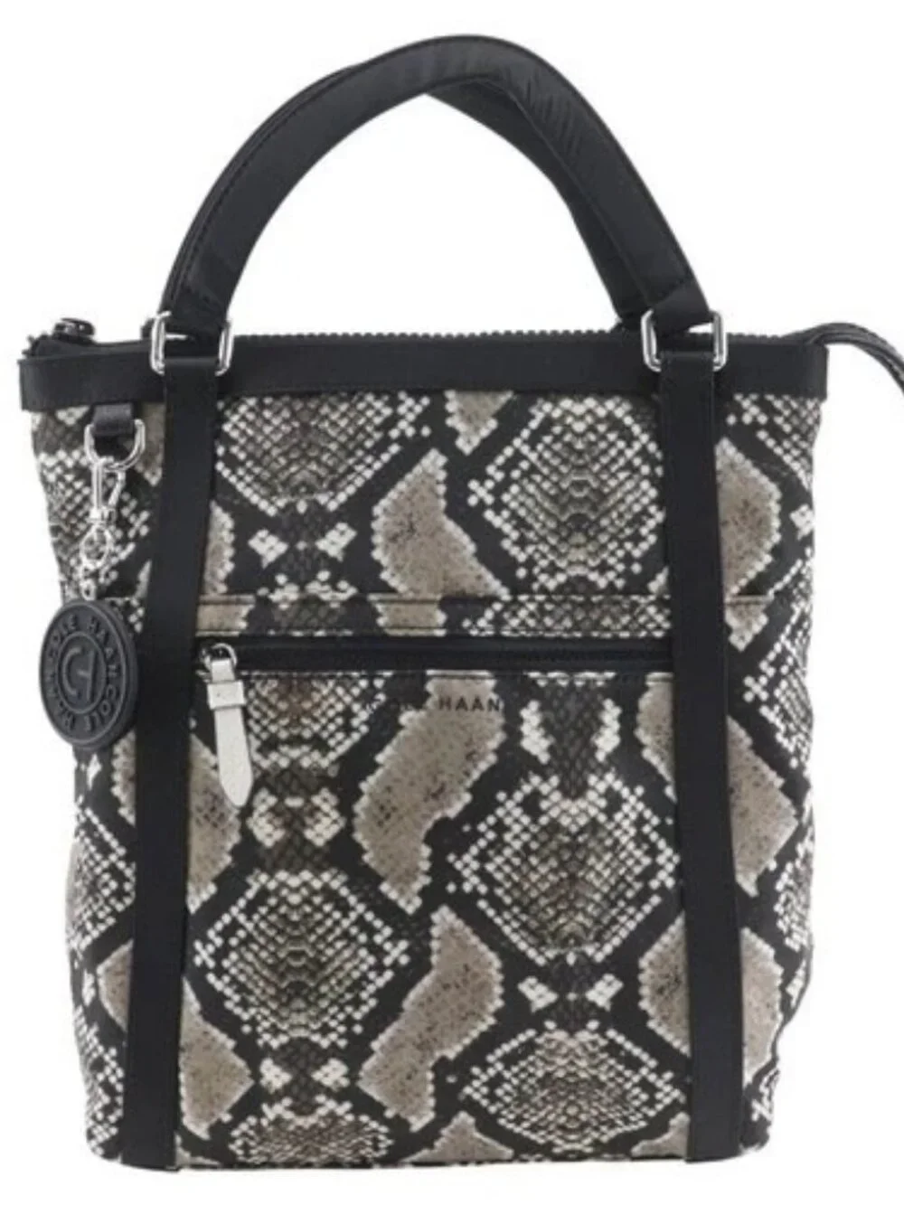 COLE HAAN Grand Ambition Small Backpack Daypack convertible 3WAY black Nyl... - Picture 1 of 12